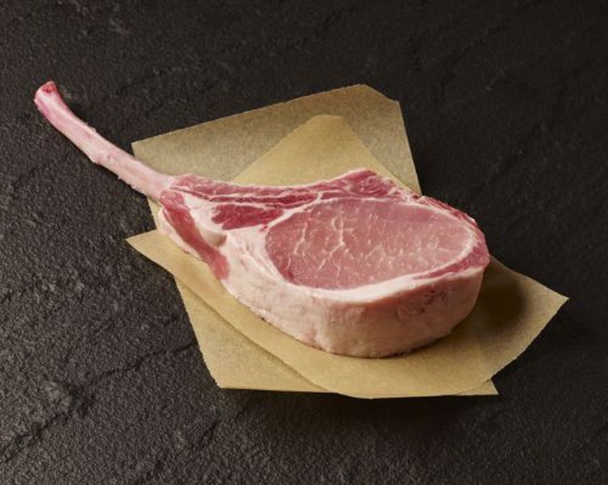 Picture of Berkshire Pork Long-Bone Rib Chop