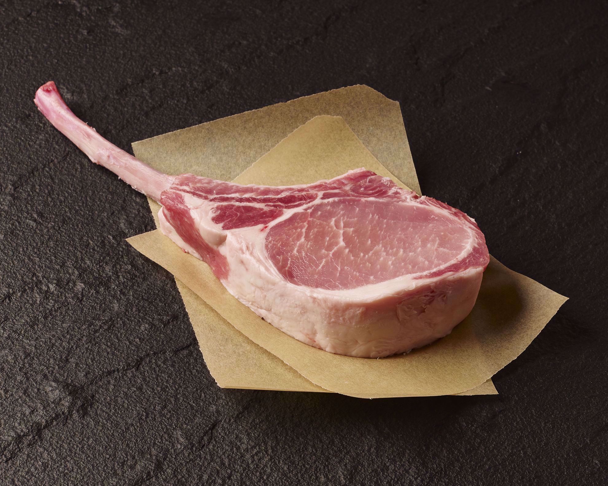 Berkshire Pork Long-Bone Rib Chop