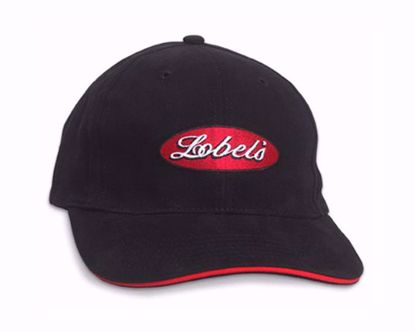 Lobel's Embroidered Black Baseball Hat