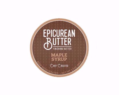Epicurean Maple Syrup Butter Label