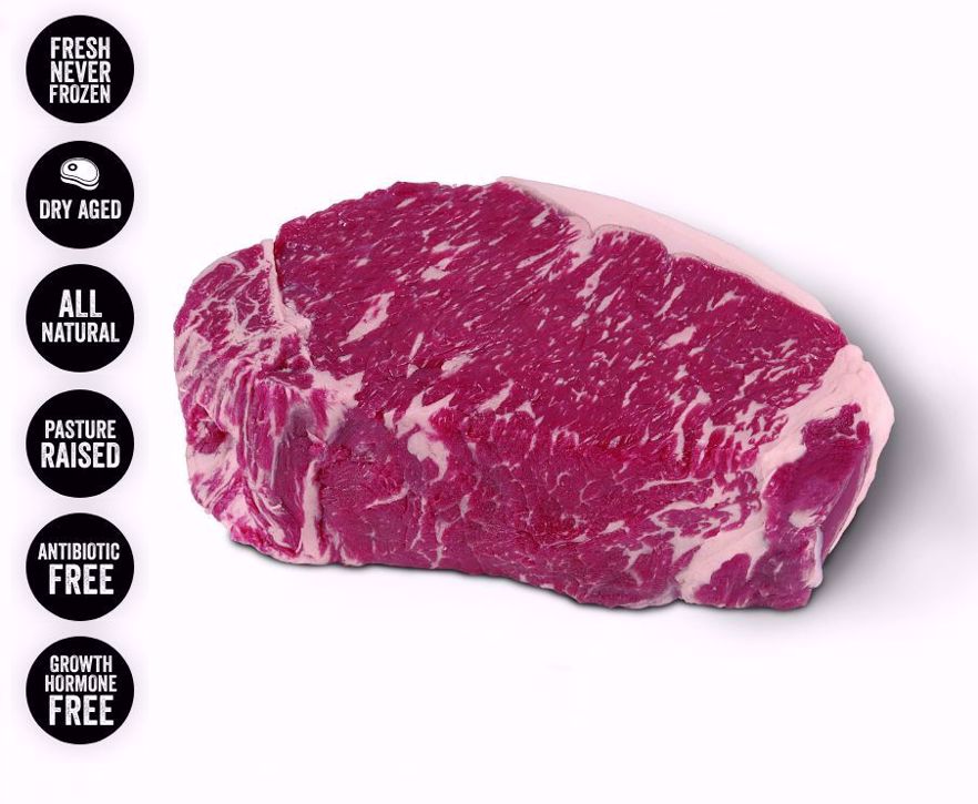 All Natural Usda Prime Dry Aged Boneless Strip Steak Online Butcher Shop Lobels Of New York 